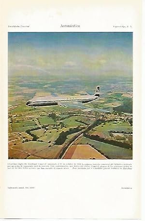 Seller image for LAMINA ESPASA 14822: El jet-liner ingles De Havilland Comet IV for sale by EL BOLETIN