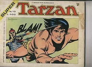 Image du vendeur pour Super Tarzan tiras diarias de Russ Manning inumero 10 (numerado 1 en interior cubierta) mis en vente par El Boletin