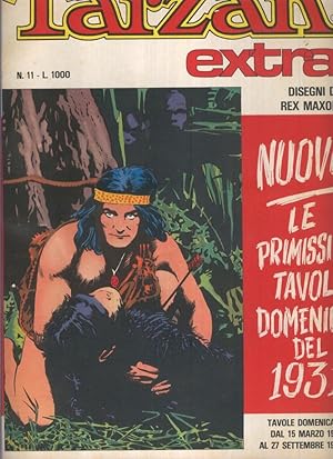 Seller image for Tarzan extra numero 11: tavole dominicali del: 15.3.1931 al 27.9.1931 for sale by El Boletin