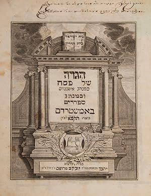 Bild des Verkufers fr Ma'aleh Beit Horin ve'hu Seder Haggadah shel Pesach. [Passover Haggadah]. zum Verkauf von Shapero Rare Books