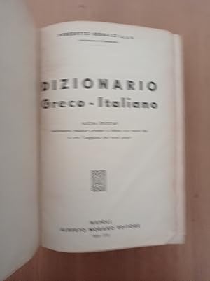 Imagen del vendedor de Dizionario Greco - Italiano a la venta por librisaggi