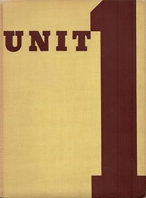 Immagine del venditore per UNIT ONE. The modern movement in english architecture, painting and sculpture. venduto da Librairie Jean-Yves Lacroix