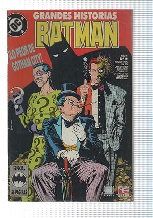 Immagine del venditore per comic, DC: Grandes Historias num 02 ao 1. Especial 56 paginas - Pecados originales venduto da El Boletin