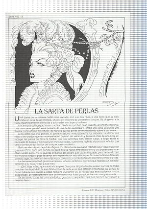 Bild des Verkufers fr Laminas serie Rosa-cuentos de Juan C. Schmid numero 09: La sarta de perlas zum Verkauf von El Boletin