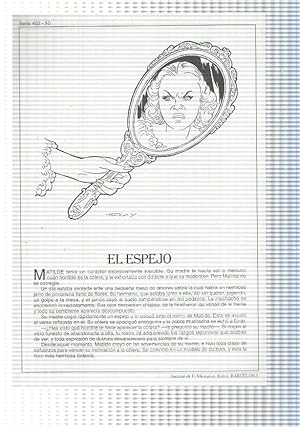 Imagen del vendedor de Laminas serie Rosa-cuentos de Juan C. Schmid numero 10: El espejo a la venta por El Boletin