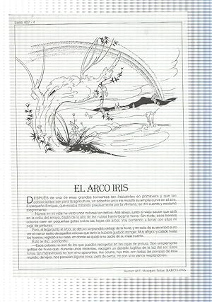 Seller image for Laminas serie Rosa-cuentos de Juan C. Schmid numero 04: El arco iris for sale by El Boletin