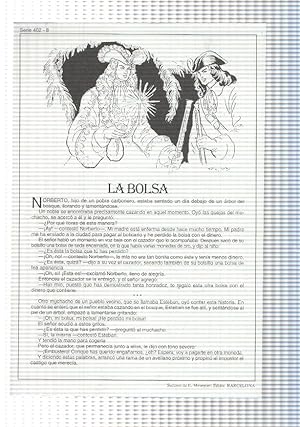 Imagen del vendedor de Laminas serie Rosa-cuentos de Juan C. Schmid numero 08: La bolsa a la venta por El Boletin