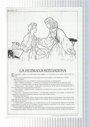 Imagen del vendedor de Laminas serie Rosa-cuentos de Juan C. Schmid numero 15: la hermana bondadosa a la venta por El Boletin