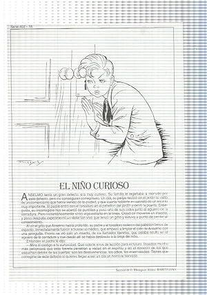 Imagen del vendedor de Laminas serie Rosa-cuentos de Juan C. Schmid numero 18: el nio curioso a la venta por El Boletin