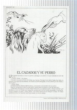 Seller image for Laminas serie Rosa-cuentos de Juan C. Schmid numero 22: El cazador y su perro for sale by El Boletin