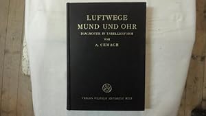 Bild des Verkufers fr Luftwege, Mund Und Ohr. Diagnostik in Tabellenform. (Erstausgabe) zum Verkauf von Malota