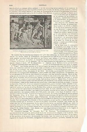 Seller image for LAMINA ESPASA 31545: Cristianos perseguidos por los druidas por Hunt for sale by EL BOLETIN