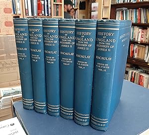 The History of England From the Accession of James the Second (6 Volume illustrated edition)