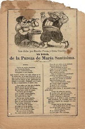 Loa dicha por Sancho Panza y Doña Cenobia. En honor de la pureza de María Santísima