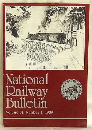 Bild des Verkufers fr National Railway Bulletin Volume 54, Number 1, 1989 zum Verkauf von Argyl Houser, Bookseller