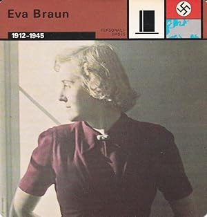 Imagen del vendedor de FICHA PERSONALIDADES 129: EVA BRAUN. 1912-1945 a la venta por EL BOLETIN