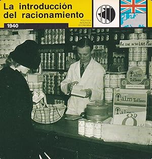 Imagen del vendedor de FICHA POLITICA INTERIOR ECONOMIA 55: LA INTRODUCCION DEL RACIONAMIENTO. 1940 a la venta por EL BOLETIN