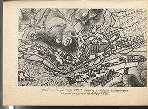 Imagen del vendedor de Lamina 18: Historia de Espaa: Plano de Burgos , siglo XVIII a la venta por EL BOLETIN