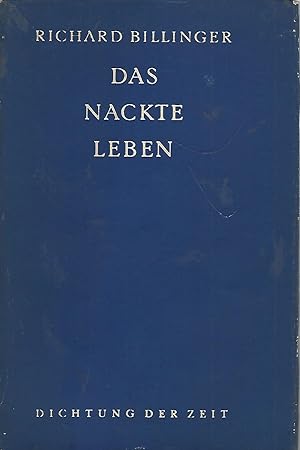 Seller image for Das nackte Leben. Schauspiel in 4 Aufzgen. for sale by Versandantiquariat Alraune