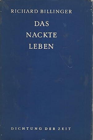 Bild des Verkufers fr Das nackte Leben. Schauspiel in 4 Aufzgen. zum Verkauf von Versandantiquariat Alraune