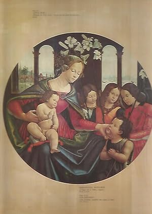 Seller image for LAMINA 12980: Virgen con el Nio y angeles por S. Mainardi for sale by EL BOLETIN