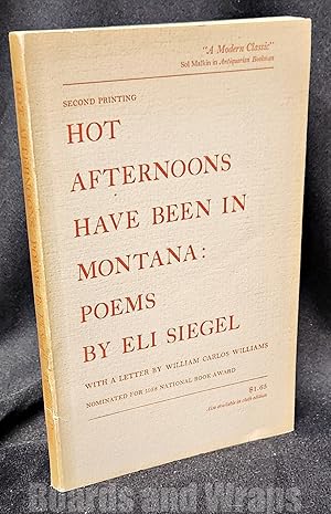 Imagen del vendedor de Hot Afternoons Have Been in Montana: Poems a la venta por Boards & Wraps