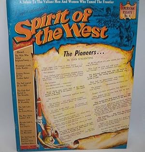 Imagen del vendedor de Dan Valentine's Spirit of the West: The Pioneers (American Essays No. 4) a la venta por Easy Chair Books