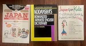 Bild des Verkufers fr Kodansha's Romanized Japanese-English Dictionary (plus 2 Japan for kids books) zum Verkauf von The Groaning Board