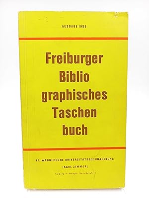 Image du vendeur pour Freiburger Bibliographisches Taschenbuch, Ausgabe 1958 mis en vente par Antiquariat Smock