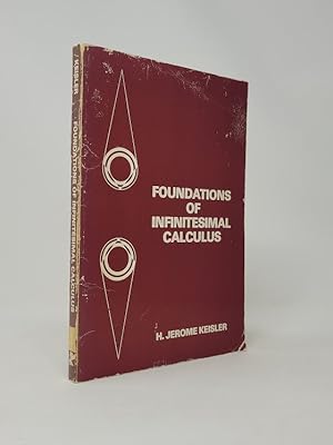 Bild des Verkufers fr Foundations of Infinitesimal Calculus zum Verkauf von Munster & Company LLC, ABAA/ILAB