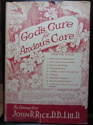 GOD'S CURE FOR ANXIOUS CARE