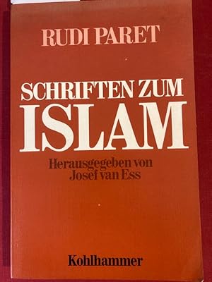 Bild des Verkufers fr Schriften zum Islam. Volksroman - Frauenfrage - Bilderverbot. zum Verkauf von Plurabelle Books Ltd