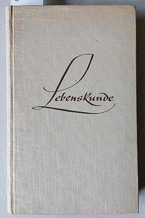 Lebenskunde. Ein Buch für Knaben und Mädchen. (anbei eine unsignierte alte Original-Kopie eines S...