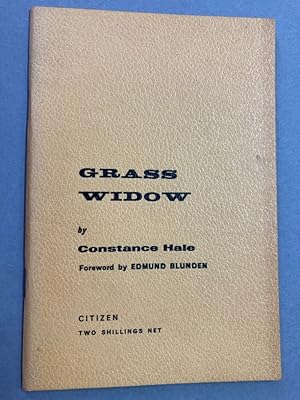 Seller image for Grass Widow. for sale by Plurabelle Books Ltd