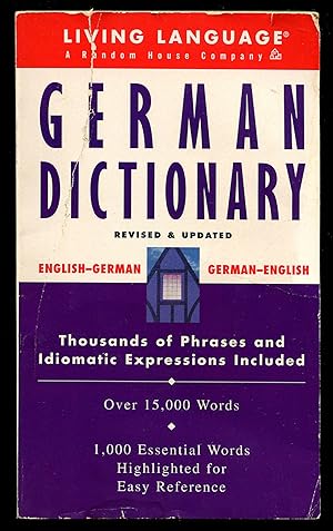 Bild des Verkufers fr German Dictionary: German-English, English-German; Revised and Updated zum Verkauf von Between the Covers-Rare Books, Inc. ABAA