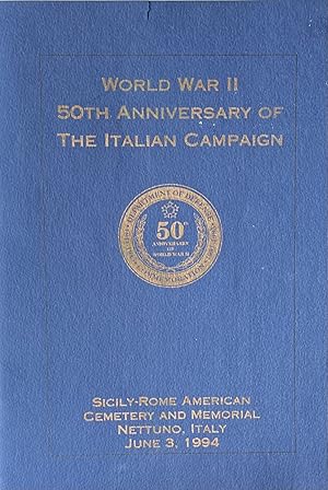 Immagine del venditore per World War II 50th Anniversary of the Italian Campaign venduto da 32.1  Rare Books + Ephemera, IOBA, ESA