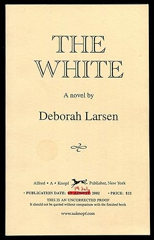 Bild des Verkufers fr The White zum Verkauf von Between the Covers-Rare Books, Inc. ABAA