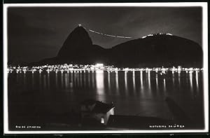 Photo unbekannter Fotograf, Ansicht Rio de Janeiro, Noturno Da Urca