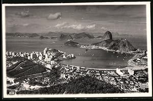 Photo unbekannter Fotograf, Ansicht Rio de Janeiro, Panorama vom Corcovado gesehen
