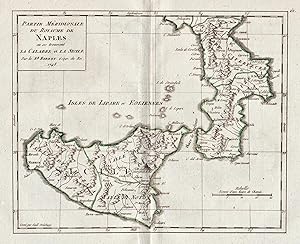 Seller image for Partie Meridionale du Royaume de Naples" - Sicilia / Sicily / Sizilien / isola / island / Insel / Italia / Italy / Italien for sale by Antiquariat Steffen Vlkel GmbH