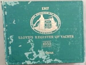 Seller image for Lloyd's Register Of Yachts 1952: Extract from the Society's Rules (Lloyd's Register Of Shipping) for sale by Chapter 1