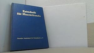 Seller image for Zeitschrift fr Heereskunde. Jahrgang 1972. for sale by Antiquariat Uwe Berg