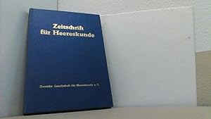 Seller image for Zeitschrift fr Heereskunde. Jahrgang 1973. for sale by Antiquariat Uwe Berg