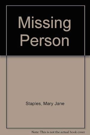 Seller image for Missing Person for sale by WeBuyBooks