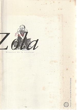 Bild des Verkufers fr Emile Zola, zum Verkauf von L'Odeur du Book
