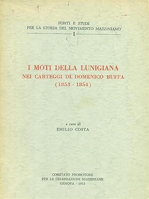 I moti della lunigiana nei carteggi di domenico Buffa 1853-1854