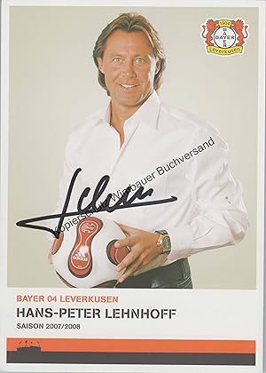 Seller image for Original Autogramm Hans-Peter Lehnhoff Bayer Leverkusen /// Autogramm Autograph signiert signed signee Saison 2007 / 2008 for sale by Antiquariat im Kaiserviertel | Wimbauer Buchversand