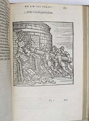 De re militari libri quatuor; post omnes omnium editiones, opeveterum librorum correcti, a Godesc...