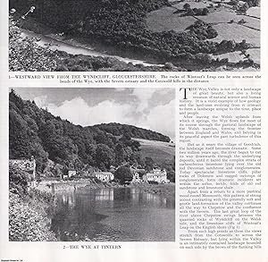 Seller image for The Wye Valley. Several pictures and accompanying text, removed from an original issue of Country Life Magazine, 1977. for sale by Cosmo Books