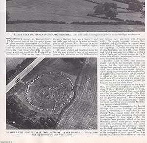 Seller image for Ironstone and Limestone Downs of the Cotswolds. Several pictures and accompanying text, removed from an original issue of Country Life Magazine, 1985. for sale by Cosmo Books